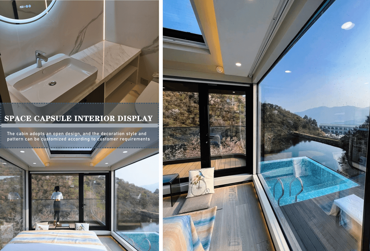 Model E7 Mobile Prefabricated Tiny House With 2 Bedrooms Space Capsule model-e7-mobile-prefabricated-tiny-house-with-2-bedrooms-space-capsule